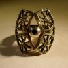 Pentti Sarpaneva, a Turun Hopea silver 'lace' ring, Turku, Finland, 1973 London import marks SOLD