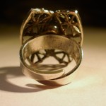 Pentti Sarpaneva, a Turun Hopea silver 'lace' ring, Turku, Finland, 1973 London import marks SOLD - Image 3