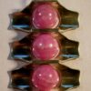 Kultaseppa Salovaara, a rhodochrosite bead set silver pendant, Finland, 1972 SOLD
