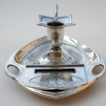 WMF, Jungendstil silverplated chamberstick, German, circa 1906 SOLD - Image 3