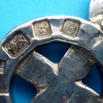 Michael Allen Bolton, heavy silver pendant on chain, British, London 1976 SOLD - Image 4