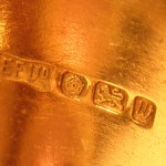 Exchange Findings Ltd, silver gilt pink paste kinetic ring, England, Sheffield 1996 SOLD - Image 3