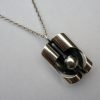 Kupittaan Kulta, silver pendant on chain, Finland, circa 1970 SOLD