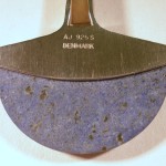 Arne Johansen, lapis lazuli silver pendant on chain, Denmark, London import mark 1976 SOLD - Image 4