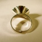 Alton, silver rock crystal ring, Sweden, 1971 SOLD - Image 4