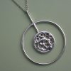 Cado Design Ltd, silver pendant on chain, Sheffield 1971 SOLD
