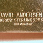 David-Andersen, silver enamel pendant on chain, Norway, 1978 SOLD - Image 3