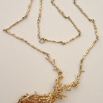 David Deakin, for Deakin & Francis, 9 carat gold citrine drusy pendant and chain, Birmingham 1972 SOLD - Image 2