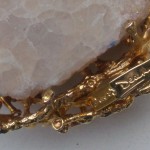 David Deakin, for Deakin & Francis, 9 carat gold citrine drusy pendant and chain, Birmingham 1972 SOLD - Image 5