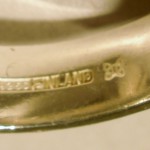 Kupittaan Kulta, silver rock crystal ring, Finland, circa 1970 SOLD - Image 4