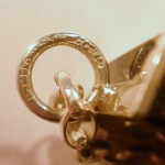 Kupittaan Kulta, spectrolite 'sledge' pendant on chain, Finland, circa 1975 SOLD - Image 2