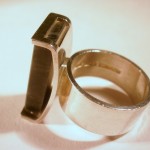 Kupittaan Kulta, spectrolite 'sledge' ring, Finland, circa 1975 SOLD - Image 3