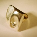 Matti Hyvarinen, silver ring, Finland, date code for 1972 SOLD - Image 2