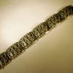 Unknown maker, silver panel bracelet, Belgian, circa 1970 SOLD - Image 3