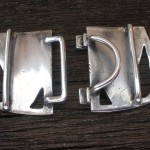 Murrle Bennett & Co, to a design by Patritz Huber, Art Nouveau haematite set silver buckle, 1901 London import marks SOLD - Image 5