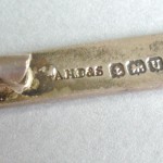 Alexander Ritchie, by A.H.Darby & Son, silver and enamel sword brooch, Birmingham 1944 SOLD - Image 3