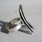 Erik Granit, silver ring, Finland, 1972 SOLD - Image 3