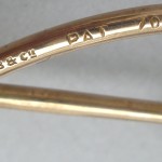 Murrle Bennett & Co, patented 9 carat gold turquoise brooch, German, circa 1902 SOLD - Image 3