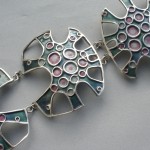 Norman Grant, silver and enamel bracelet, Edinburgh 1973-74 SOLD - Image 2