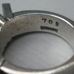 Uwe Moltke, silver ring, Denmark, circa 1970 SOLD - Image 8