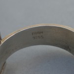 Niels Erik From, amethyst silver ring, Denmark, circa 1970 - Image 5