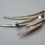 Thomas Lynton Mott, silver abstract birds in flight brooch, Birmingham 1964 SOLD - Image 2