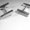Aarre & Krogh, silver cufflinks, Denmark, circa 1968 SOLD