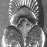 Gundorph Albertus, for Georg Jensen, set of six Cactus pattern coffee spoons, Denmark, 1933-44 mark SOLD - Image 6