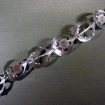 Teka, rhodochrosite silver bracelet, German, circa 1970 SOLD - Image 2
