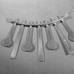 Aksel Holmsen, silver and enamel necklace, Norway, circa 1970 SOLD - Image 2