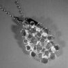 Jack Spencer, silver 'Coral' pendant on chain, Sheffield 1979 SOLD