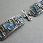 Perli (style of), plique a jour enamel bracelet, probably German, circa 1970 SOLD - Image 3