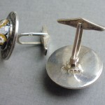 Caithness Jewellery, pair of silver and millefiori cufflinks, Edinburgh 1972 SOLD - Image 2