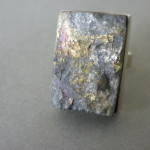 Magnus Maximus Design, mineral set silver ring, Edinburgh 1973-74 SOLD - Image 3