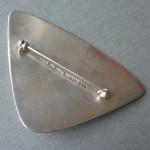 Bent Gabrielsen for Hans Hansen, silver brooch, Denmark, London import mark 1967 SOLD - Image 2