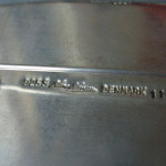 Bent Gabrielsen for Hans Hansen, silver brooch, Denmark, London import mark 1967 SOLD - Image 3