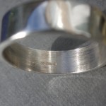 Elis Kauppi for Kupittaan Kulta, rock crystal silver ring, Finland, London import marks for 1972 SOLD - Image 5