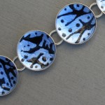 Oystein Balle, silver and enamel bracelet, Norway, circa 1965 SOLD - Image 2