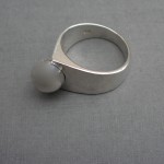 Unknown maker, silver ring, Netherlands, circa 1965 SOLD - Image 2