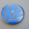 John Leman, enamel on copper Celtic birds brooch, Scotland, circa 1972 SOLD