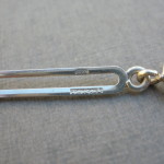 Niels Erik From, an amber silver pendant on chain, Denmark, London import marks for 1973 SOLD - Image 3