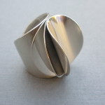 Tone Vigeland, for Norway Designs Plus Studios, 'Rose' silver ring, Norway, 1960's SOLD - Image 2