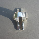 Philip Isern, silver 'parallel' ring, London 1970 SOLD - Image 4