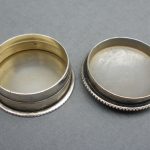 Unknown maker, silver and guilloche enamel pill box, Scandinavian, probably Norway, circa 1925 SOLD - Image 4