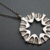 Juhls, Frank & Regine, silver pendant on a chain, Norway, circa 1970 SOLD