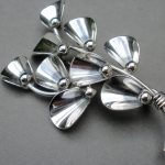 Niels Erik From, silver abstract spray brooch, Denmark, circa 1960 SOLD - Image 2