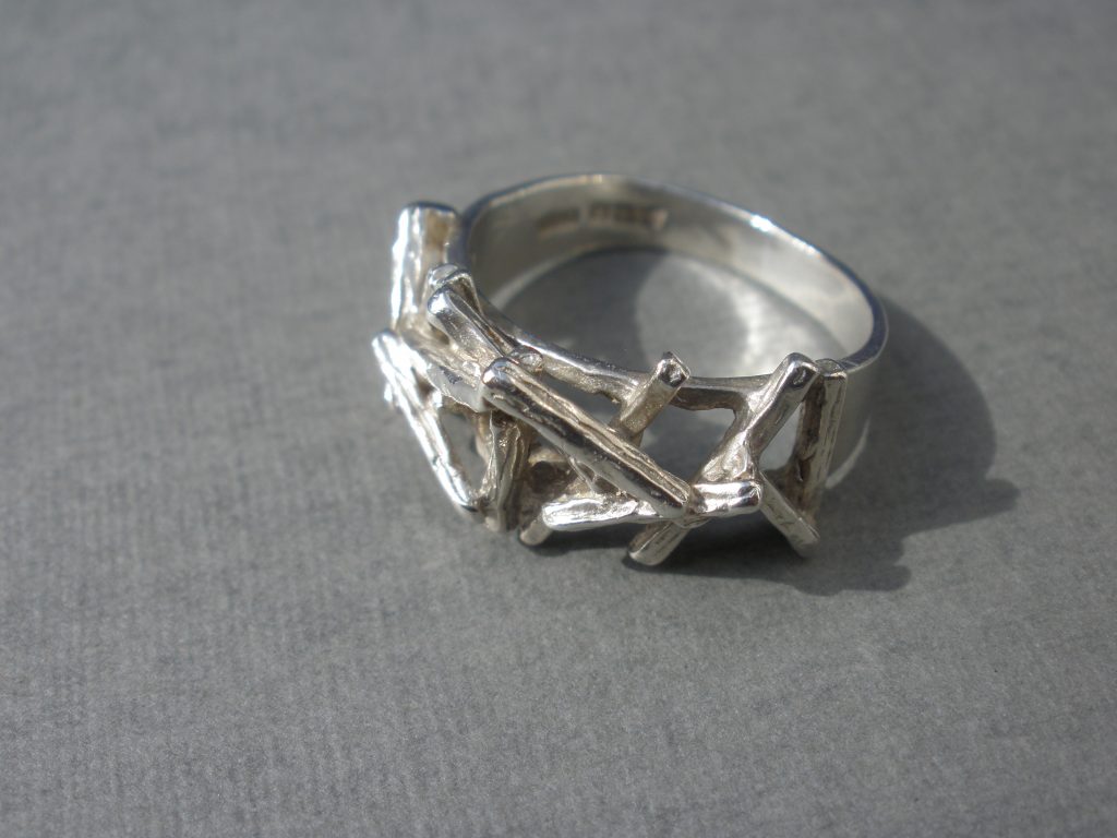 Paul Edward Bunn, silver ring, Birmingham 1973 SOLD – John Kelly 1880+