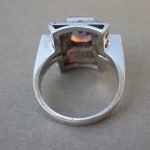 Theodor Fahrner, silver amethyst and marcasite ring, German, circa 1930 SOLD - Image 4