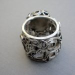 P.A.R.?, amethyst cabochon hand made open work ring, English, circa 1970 SOLD - Image 6