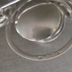 Anonymous, silver and simulated pearl brooch, probably West German, London import marks 1970, sponsors mark D.J. SOLD - Image 4